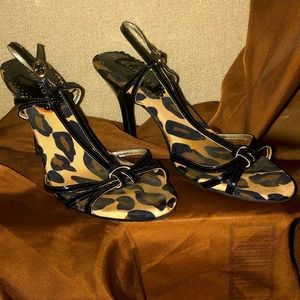 Cute strappy slide on heel